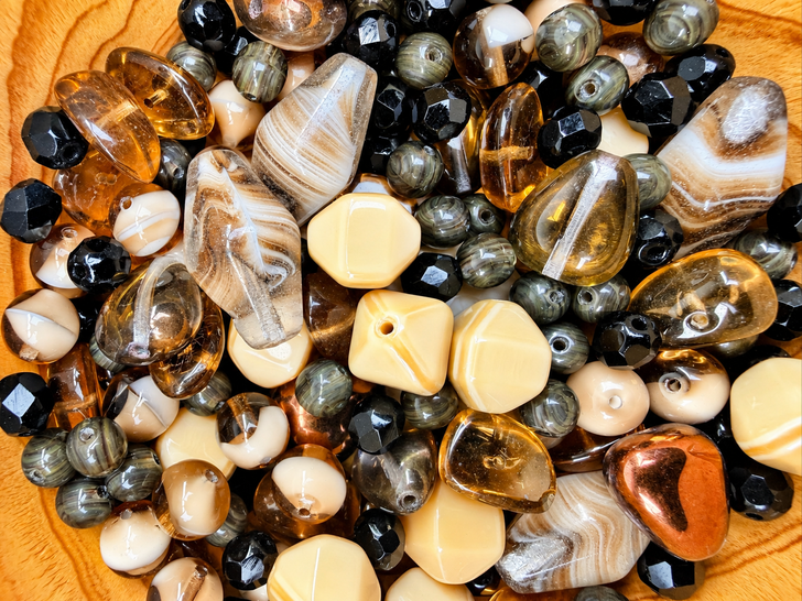 Limited Edition Czech Glass Outlander Bead Soup - 100 grams