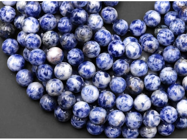 Sodalite 4mm Smooth Round Bead Strand