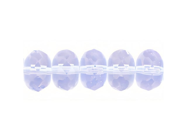 Czech Gem-Cut Rondelle 11 x 7mmmm : Alexandrite (25pcs)