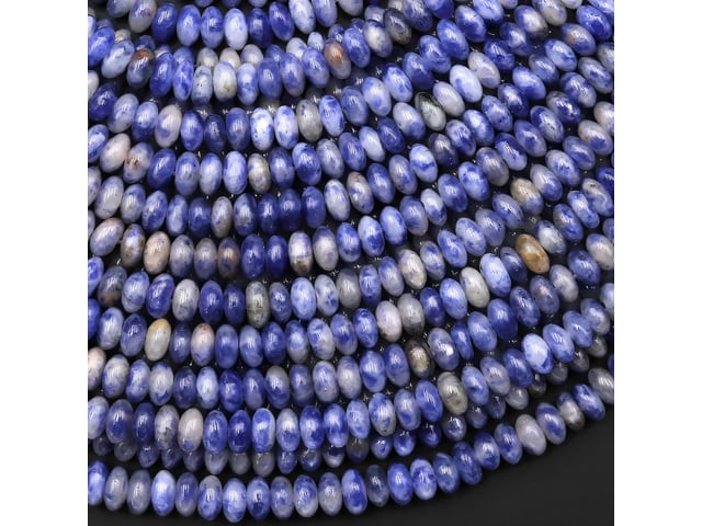 Sodalite 4mm Rondelle Bead Strand