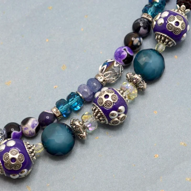 Jesse James Beads National Park Bead Strand Duo – Great Smoky Mountains Fireflies