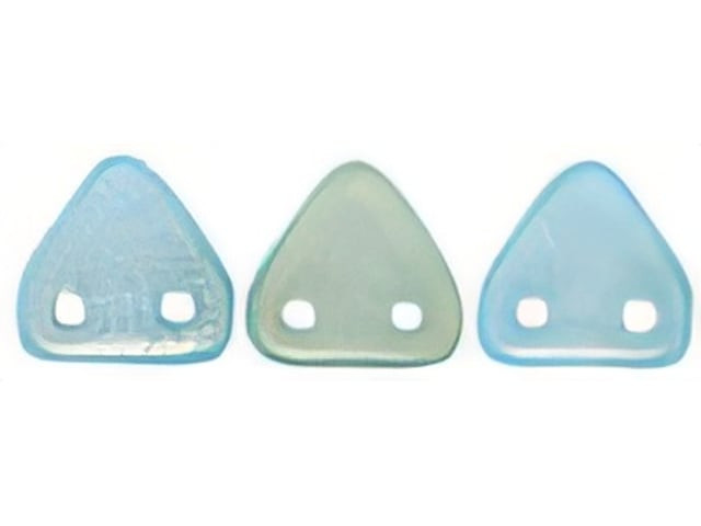 CzechMates 6mm Triangle Beads Halo Shadows 2.5-Inch Tube