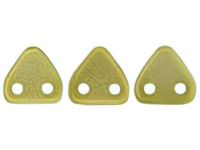 CzechMates 6mm Triangle Beads Halo Ethereal Celadon 2.5-Inch Tube