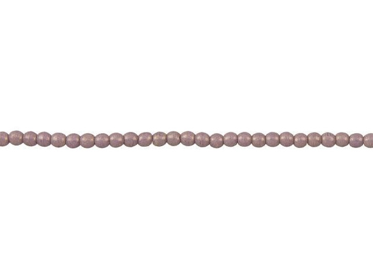 Czech Glass 2mm ColorTrends Pacifica Fig Round Bead Strand by Starman
