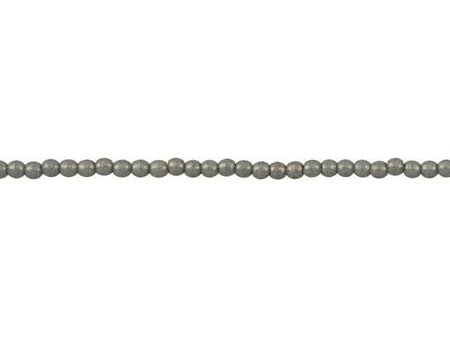 Czech Glass 2mm ColorTrends Pacifica Poppy Seed Round Bead Strand by Starman