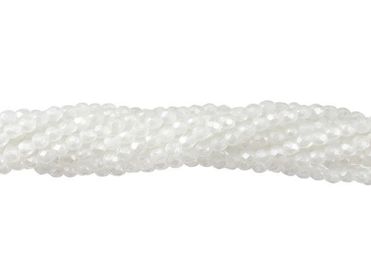 Czech Glass 2mm Crystal Flash Pearl Fire-Polish Bead Strand by Starman