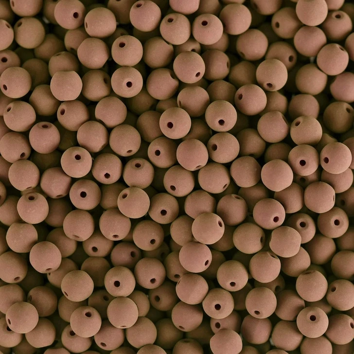 PRECIOSA Czech Glass Bead Strand 4mm, Velvet Cocoa 