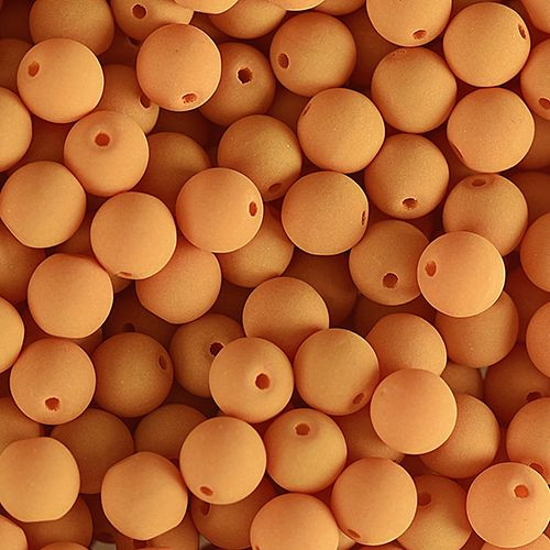 PRECIOSA Czech Glass Bead Strand 8mm, Velvet Mustard Yellow