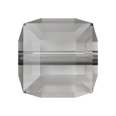 Swarovski 5601 6mm Faceted Cube Bead Crystal Urban Grey
