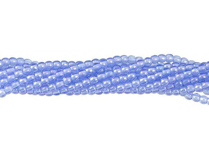 Czech Glass 2mm Sapphire Luster Iris Round Bead Strand by Starman