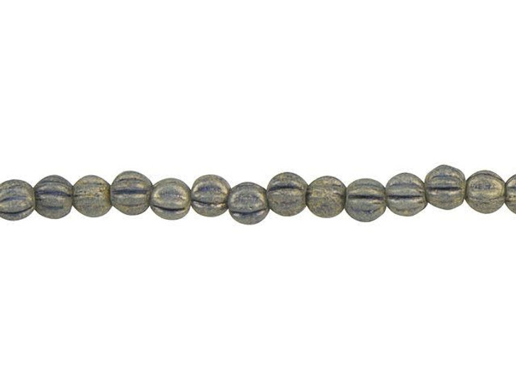 Czech Glass 3mm Pacifica Poppy Seed Melon Bead Strand by Starman