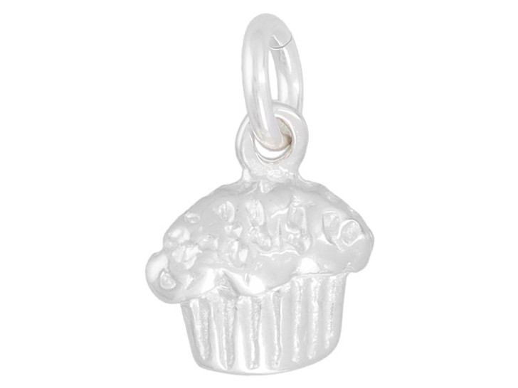 Sterling Silver Muffin Charm