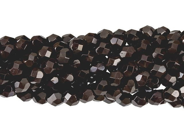 Czech Glass 6mm Wild Raisin Fire-Polish Bead Strand by Starman