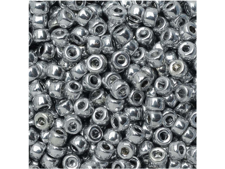 Czech Glass 8/0 Matubo Seed Beads Full Labrador Coated Crystal 8g Tube