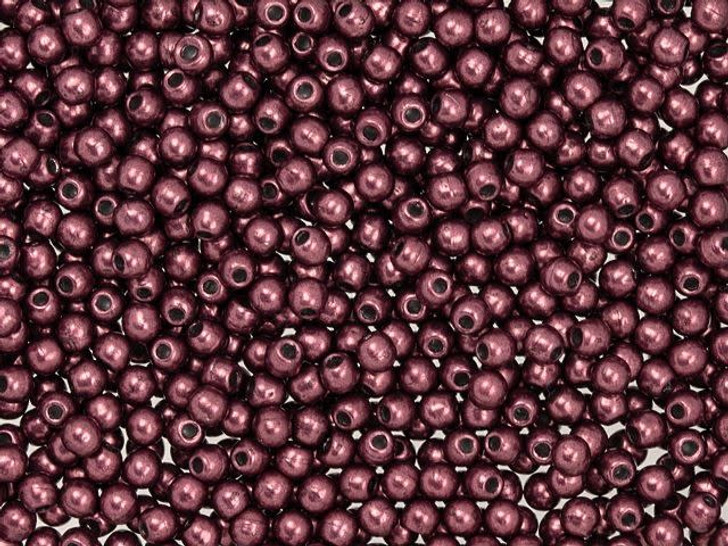 Czech Glass ColorTrends Saturated Metallic Red Pear Half-Drilled 2mm Round Glass Finial Bead 2.5-Inch Tube by Starman Czech Glass ColorTrends Saturated Metallic Red Pear Half-Drilled 2mm Round Glass Finial Bead 2.5-Inch Tube by Starman