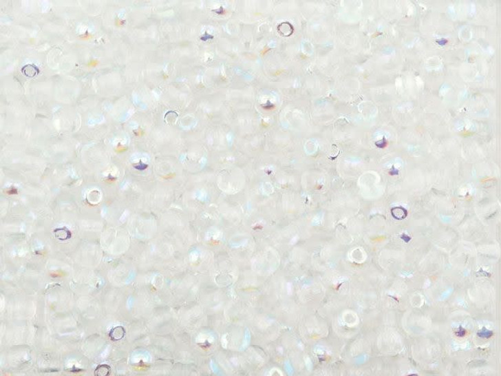 Czech Glass Round Beads 3mm Crystal AB (100pc Strand) by Starman