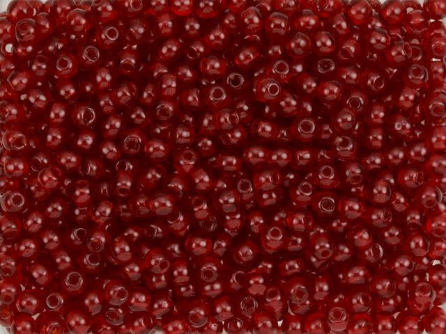 Czech Glass Round Beads 3mm Ruby (100pc Strand) by Starman