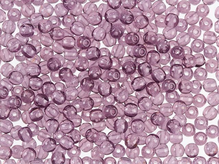 Czech Glass Round Beads Amethyst 3mm (100pc Strand) by Starman
