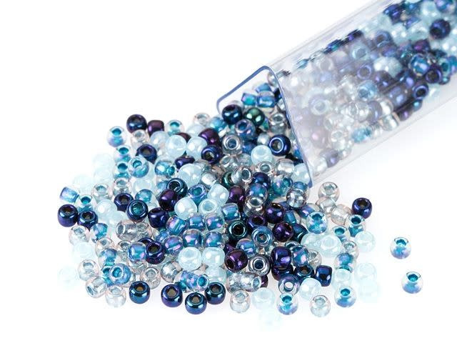 Artbeads Nordic Blues Designer Blend, 11/0 TOHO Round Seed Beads