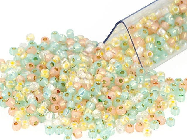 Artbeads Pastel Shimmer Designer Blend, TOHO 11/0 Round Seed Beads