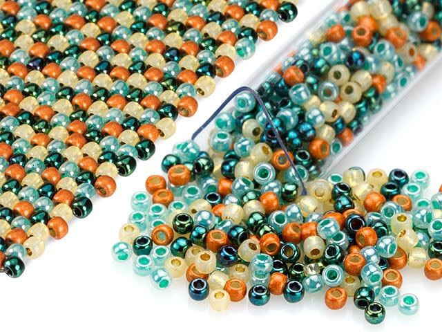 Artbeads Tucson Sunset Designer Blend, 11/0 TOHO Round Seed Beads