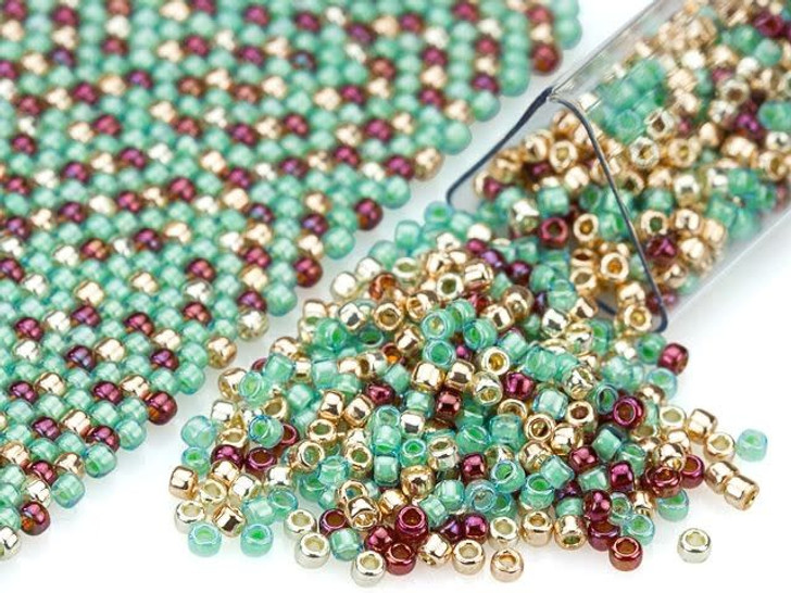 Artbeads Turquoise Trail Designer Blend, 15/0 TOHO Round Seed Beads