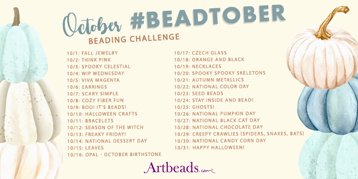 Beadtober Challenge Prompts