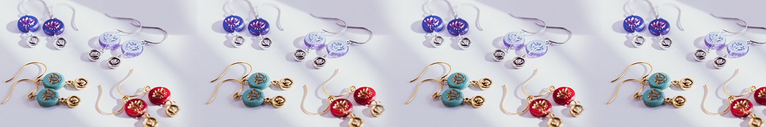 New + Noteworthy Lovely Lotus Earring Kits