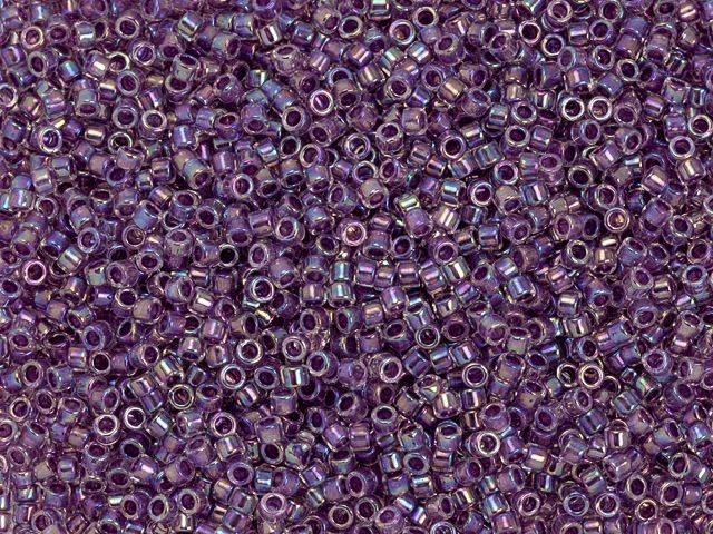 TOHO Treasure 11/0 Tanzanite-Lined Crystal Rainbow Seed Bead 2.5