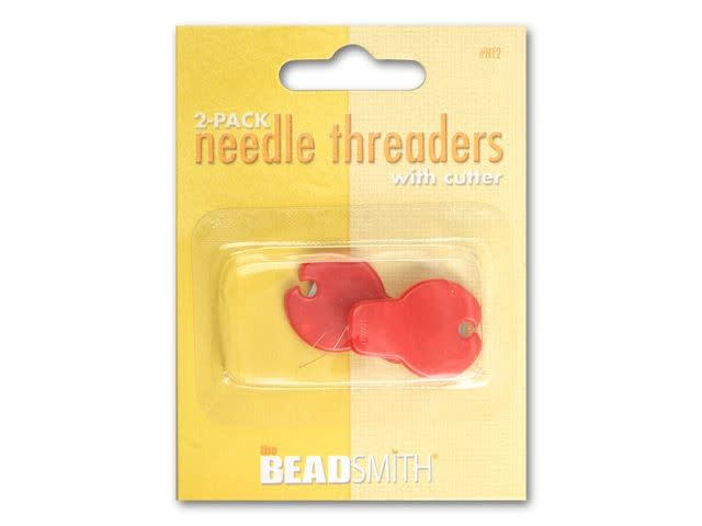 The BeadSmith Needle Threader with Thread Cutter