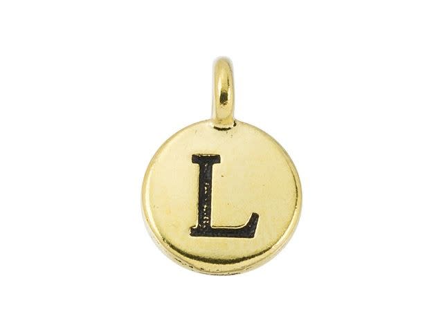 Wholesale Gold Letter Charms for Jewelry Making - TierraCast