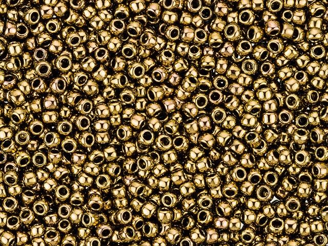 TOHO Takumi Large-Hole Round 11/0 Bead - Antique Bronze, 2.5-Inch Tube