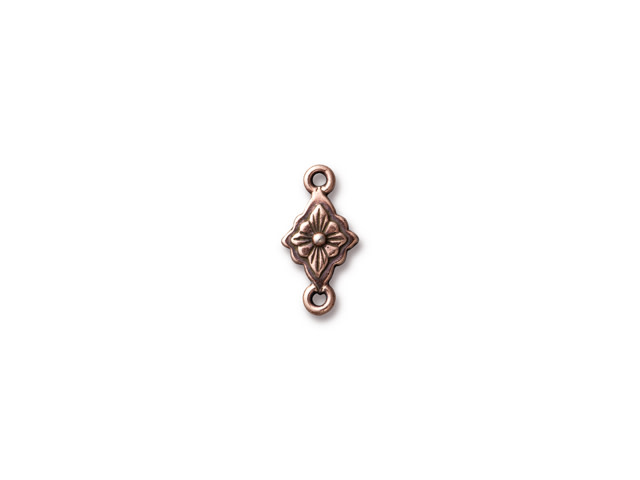 TierraCast 20x10mm Antique Copper-Plated Reina Link