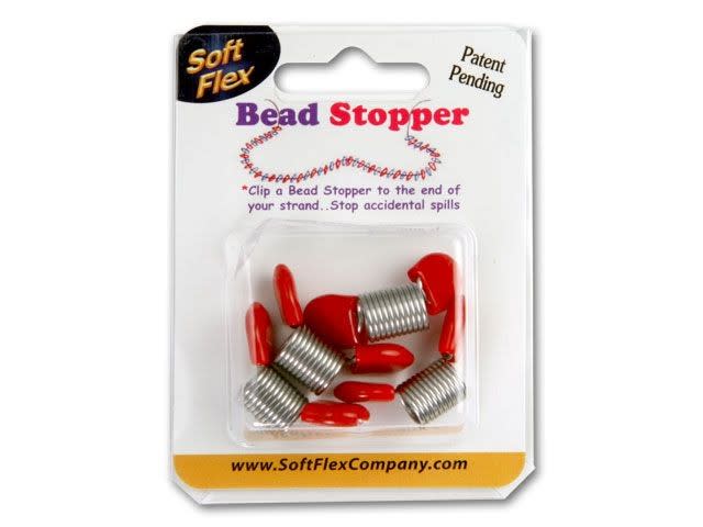 Bead Stopper 4-Pack - Red Tips