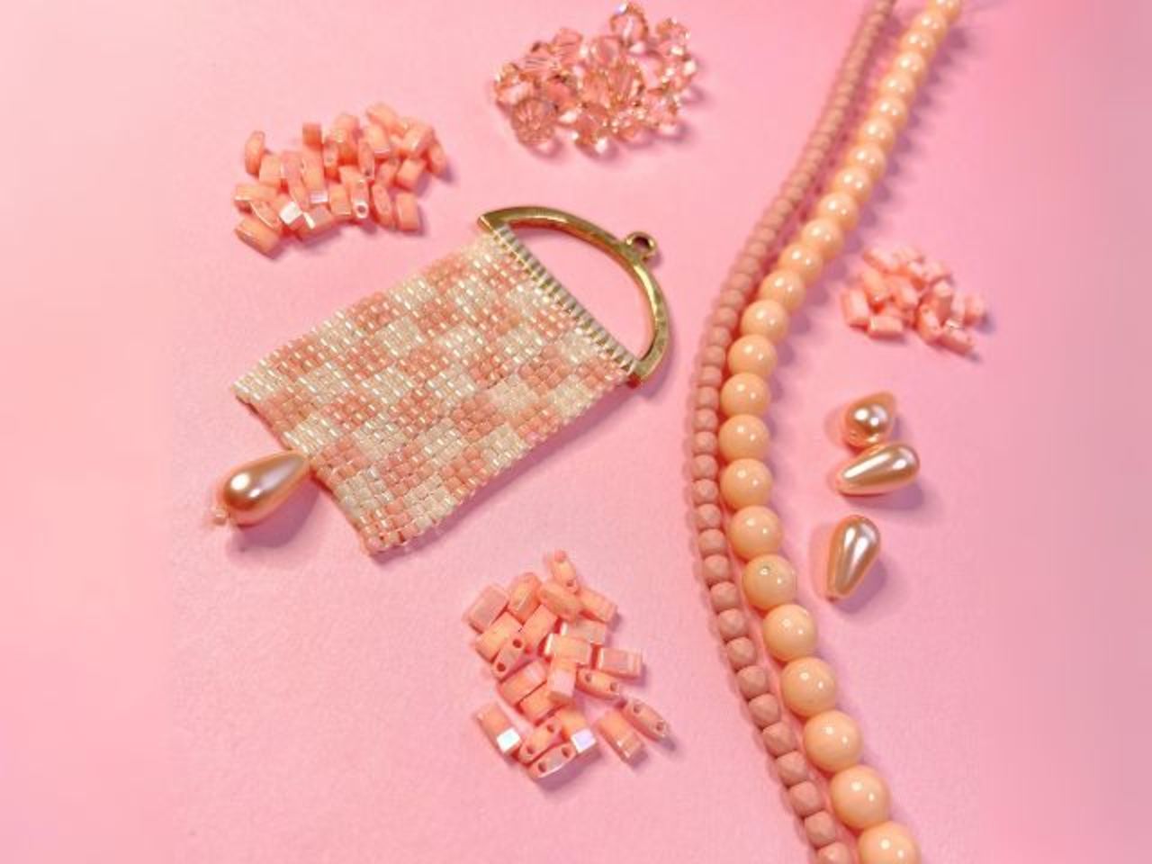 Peach Fuzz Earrings