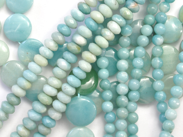 Image of amazonite gemstones