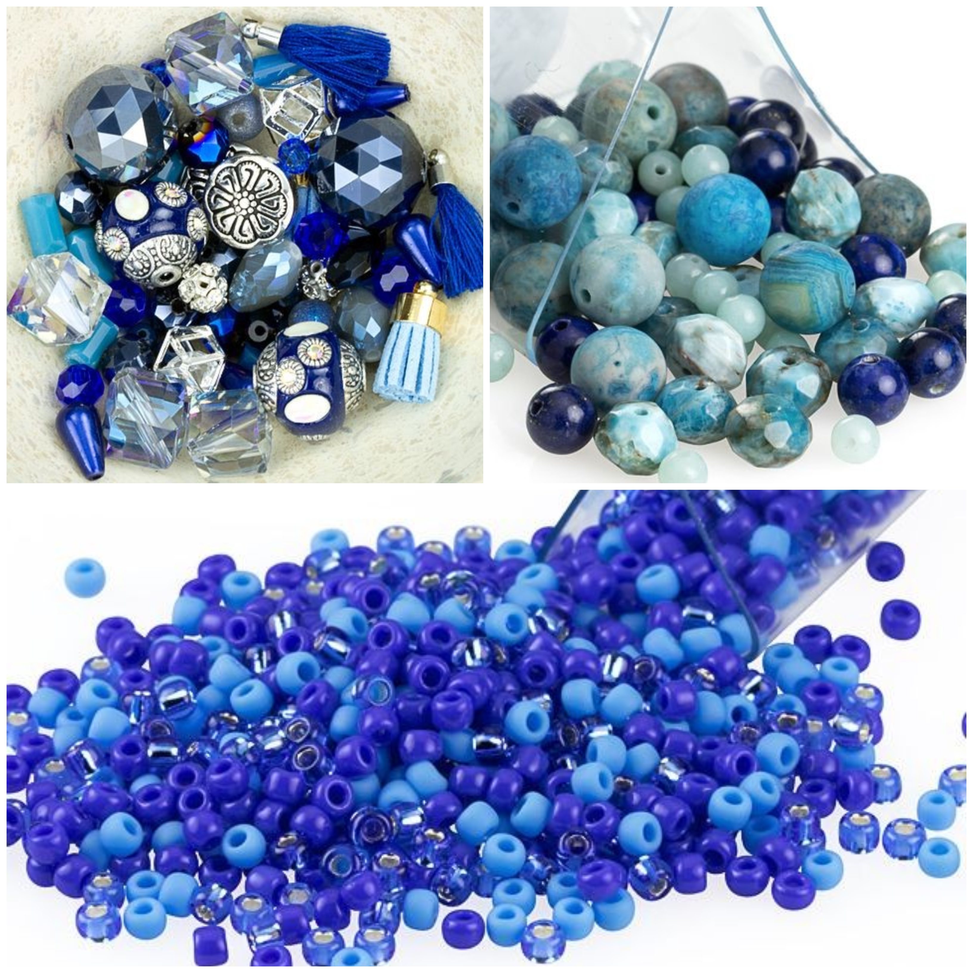 Classic Blue Bead Mixes