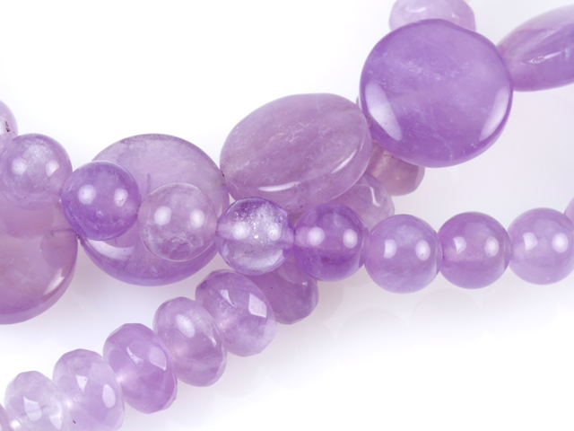 Image of lavender amethyst gemstones