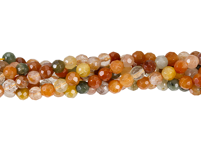 Image of mixed rhutilated quartz gemstones