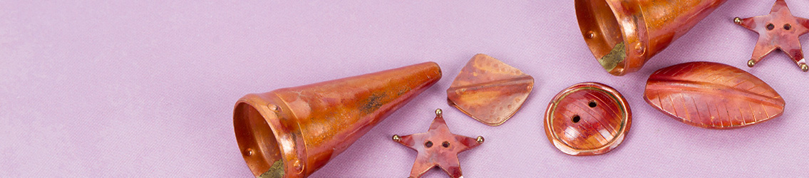 New + Noteworthy from Patricia Healey Copper Charms, Pendants and Findings