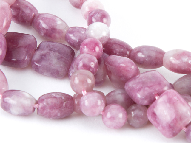 Image of pink lepidolite gemstones