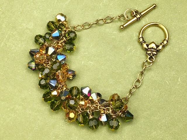 Cliffs of Moher Bracelet with Swarovski crystals