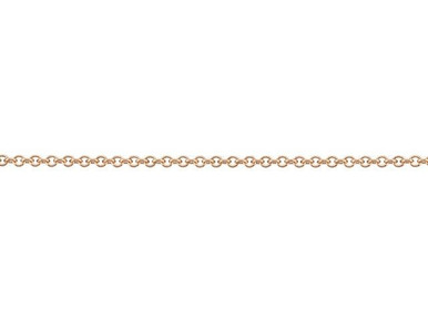 1132 Rose Gold-Filled 14k/20 Cable Chain by The Foot