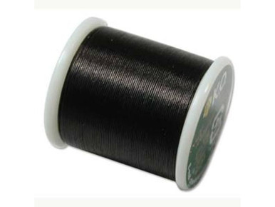 KO Nylon Japanese Beading Thread BLACK 55 Yards