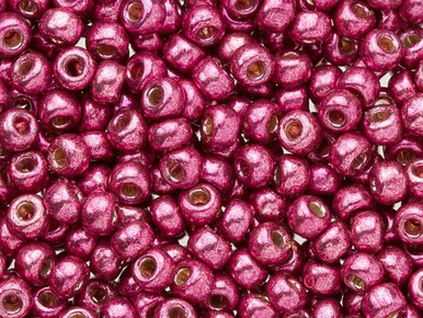Miyuki 8/0 Round Seed Beads - Duracoat Galvanized Magenta