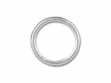 Sterling Silver Medium Closed Jump Ring (0.76x7mm)