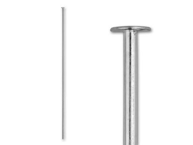 3-inch Head Pin, 20 Gauge (Sterling Silver)