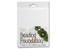 The BeadSmith 4.25x5.5-Inch White Bead Backing