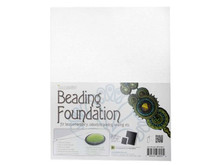 Create something intricate and professional with the 8.5x11-inch white bead backing from The Beadsmith. This stiff and durable bead backing can be used in embroidery, cabochon beading, sewing and more. It is easy to bead through and will maintain its shape, even if you bead right to the very edge. This backing is dyeable and works well with permanent markers, so you can color it to match your designs. Draw and trace on it to plan out your designs. This bead backing is large in size, rectangular in shape and features a white coloring.Length 11 Inch, Width 8.5 Inch