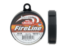 The BeadSmith Smoke Gray FireLine - 50 Yards (6LB Test)